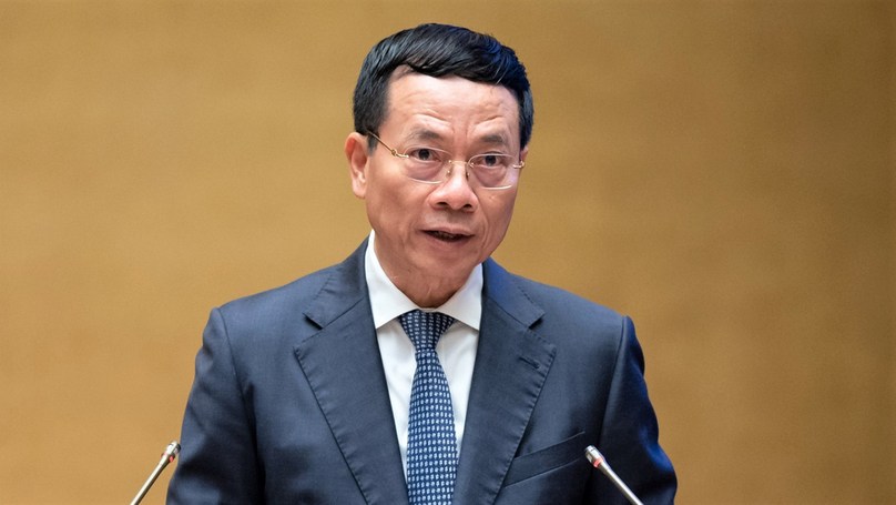 Nguyen Manh Hung, Minister of Information and Communication. Photo courtesy of the National Assembly.
