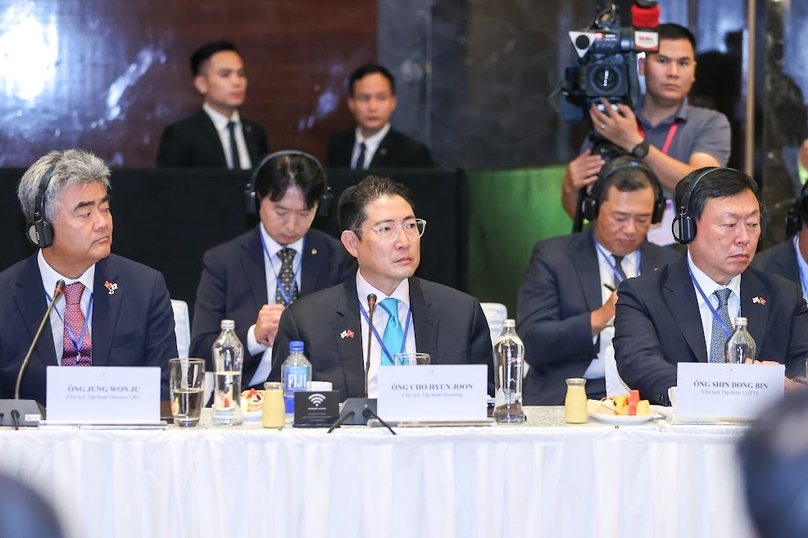 South Korean business executives at the Vietnam-Korea Business Forum in Hanoi on June 23, 2023. Photo courtesy of Vietnam’s government portal.