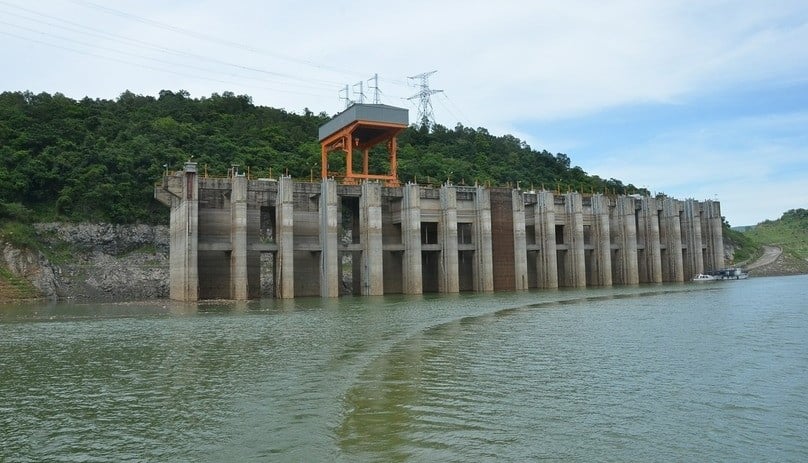 The Hoa Binh hydropower reservoir. Water levels in major hydropower reservoirs in the North and North Central regions were 1.5-2.2 meters higher than the ‘dead’ level on June 22, 2023. Photo courtesy of EVN.