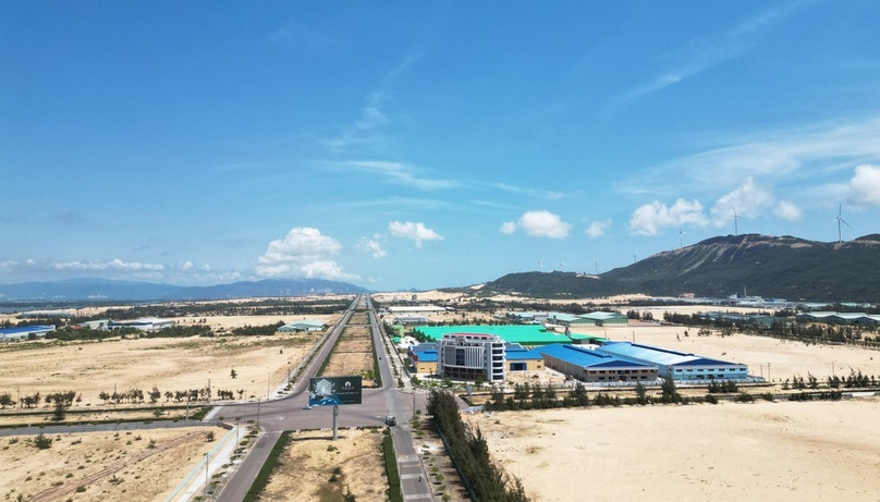 An urban area project underway in Binh Dinh province, south-central Vietnam. Photo by The Investor/Nguyen Tri.