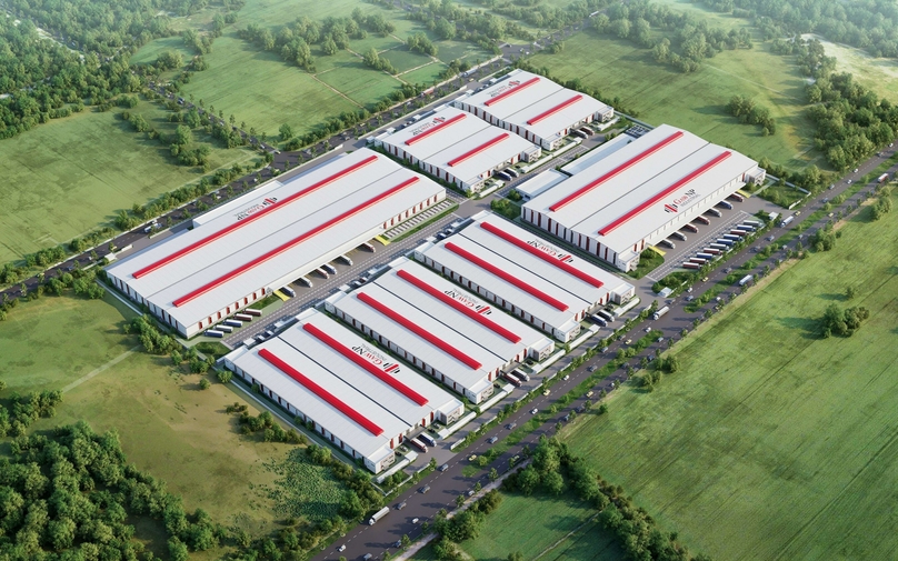 An artist’s impression of Gaw NP Industrial’s new factory and warehouse facility in Ha Nam province, northern Vietnam. Photo courtesy of the company.