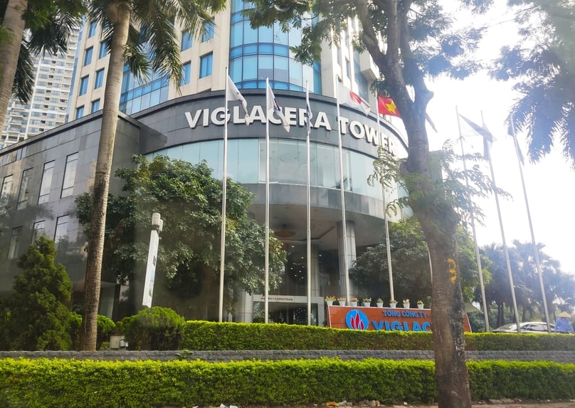 Construction materials maker Viglacera's headquarters on Thang Long avenue, Nam Tu Liem district, Hanoi. Photo courtesy of the company.