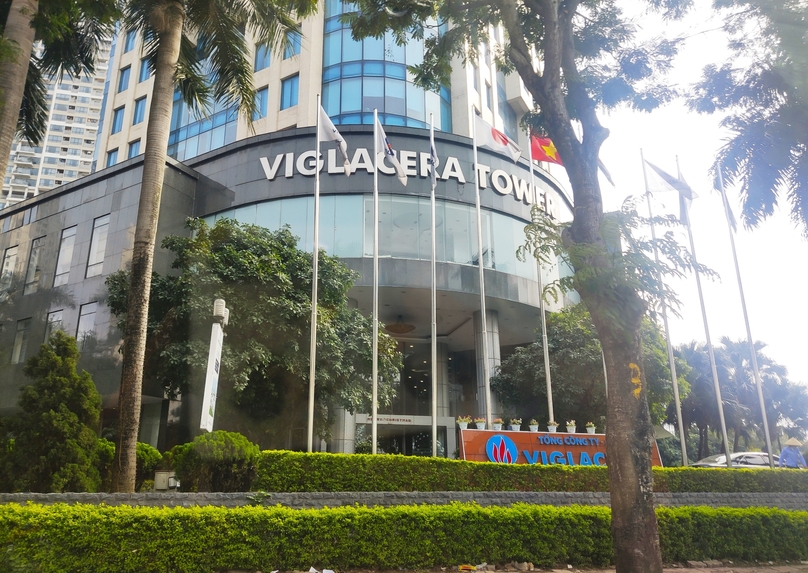 Construction materials maker Viglacera's headquarters on Thang Long avenue, Nam Tu Liem district, Hanoi. Photo courtesy of the company.