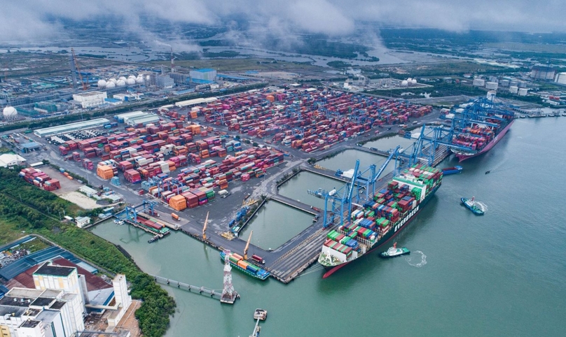 Cai Mep-Thi Vai international port in Ba Ria-Vung Tau province, southern Vietnam. Photo courtesy of Vietnam's government portal.