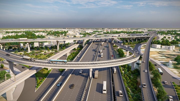 An artist’s impression of a junction on HCMC Ring Road 3. Photo courtesy of VTC News.