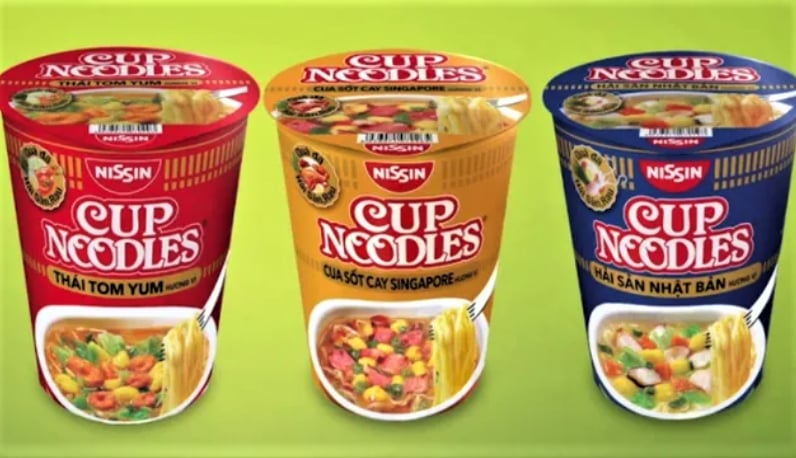 Nissin instant noodles. Photo courtesy of Nissin.