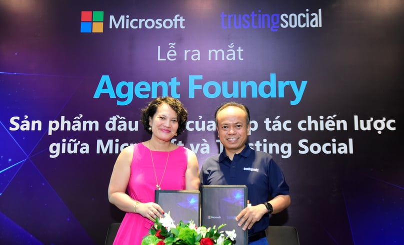 Agent Foundry makes its debut on June 29, 2023 in Ho Chi Minh City, southern Vietnam. Photo courtesy of Trusting Social.