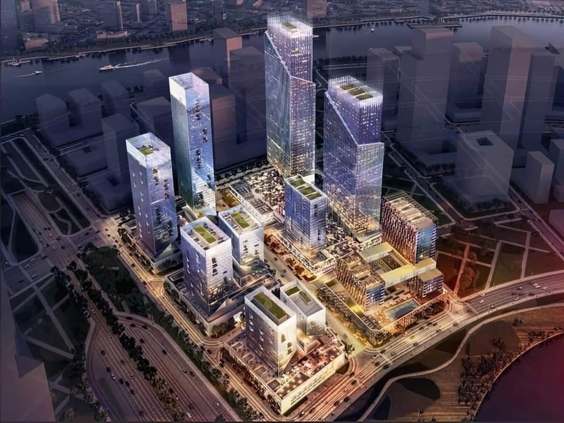 An artist's impression of the Lotte Eco Smart City project in Ho Chi Minh City, southern Vietnam. Photo courtesy of Lotte Group.