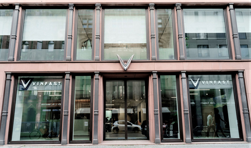 A VinFast showroom in Berlin, Germany that opened on July 3, 2023. Photo courtesy of the firm.