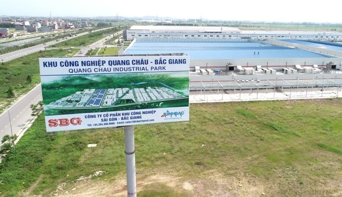 Quang Chau IP in Bac Giang province, northern Vietnam. Photo courtesy of Kinh Bac City Development Holding Corp.