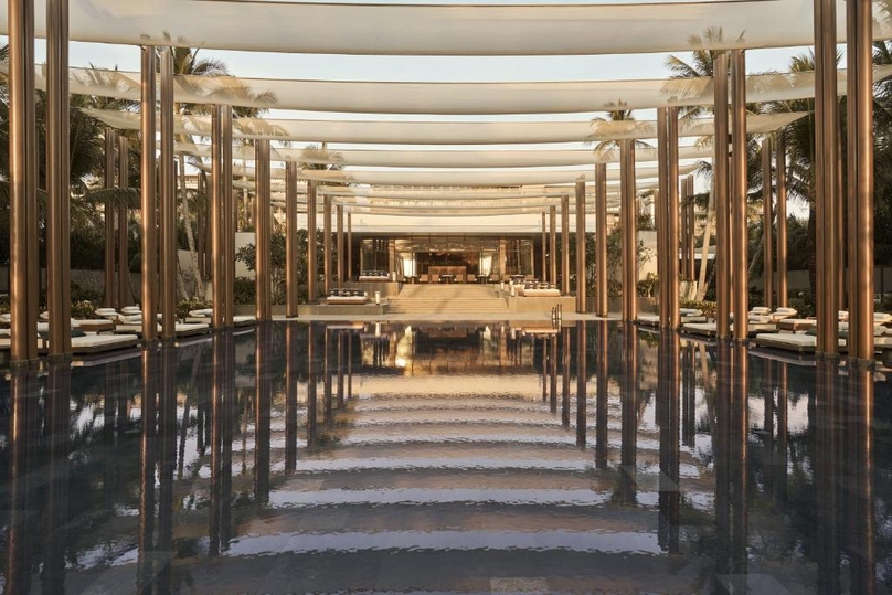 A swimming pool at Regent Phu Quoc in Phu Quoc Island, southern Vietnam. Photo courtesy of the resort.