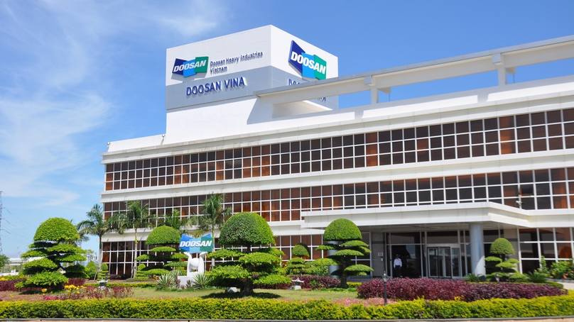 A Doosan Enerbility Vietnam office, formerly known as Doosan Vina, in Dung Quat Economic Zone, Quang Ngai province, central Vietnam. Photo courtesy of Quang Ngai newspaper.