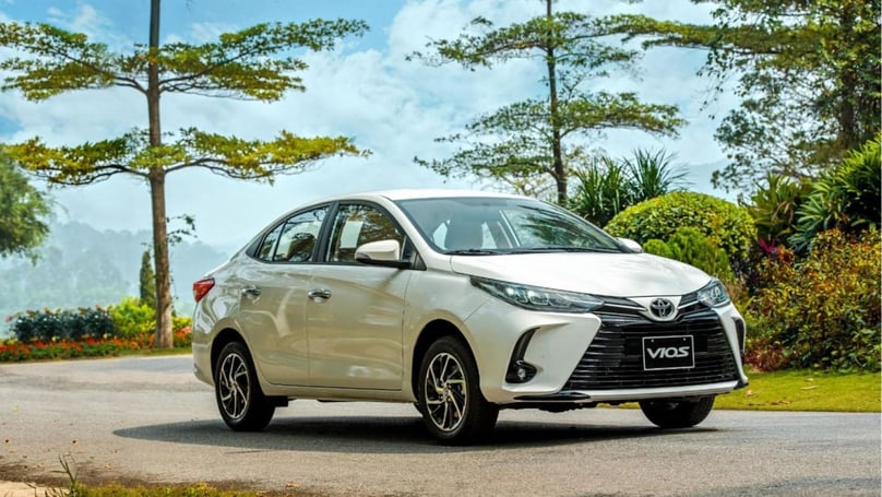 The Toyota Vios was the best-selling vehicle in Vietnam in June. Photo courtesy of Toyota.