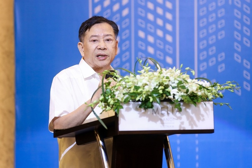 Nguyen Van Khoi, chairman of the Vietnam Real Estate Association. Photo by The Investor/Trong Hieu.