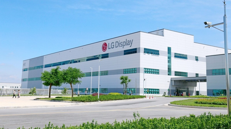 LG Display's factory in Hai Phong city, northern Vietnam. Photo courtesy of International newspaper.