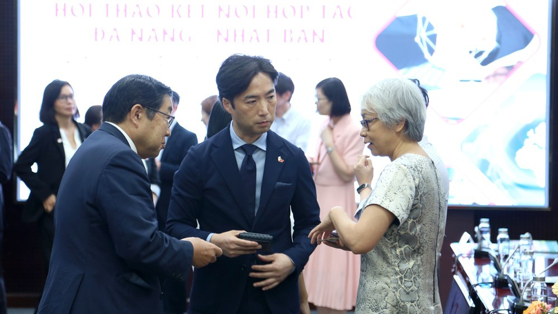 Participants at the Danang-Japan cooperation conference in Danang city, central Vietnam on July 14, 2023. Photo by The Investor/Nguyen Tri.