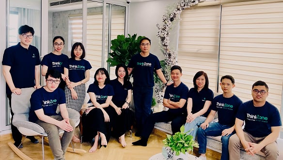 Team members of ThinkZone, a Vietnam-focused VC fund. Photo courtesy of ThinkZone.