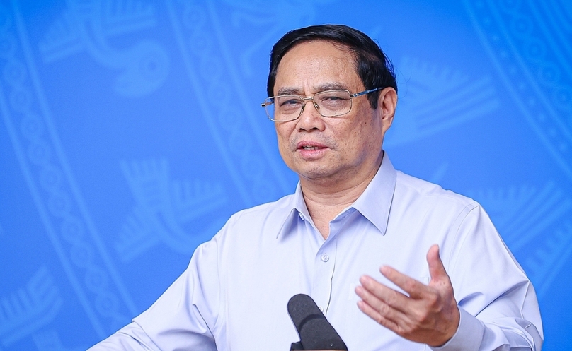 Prime Minister Pham Minh Chinh. Photo courtesy of the governmnet portal.