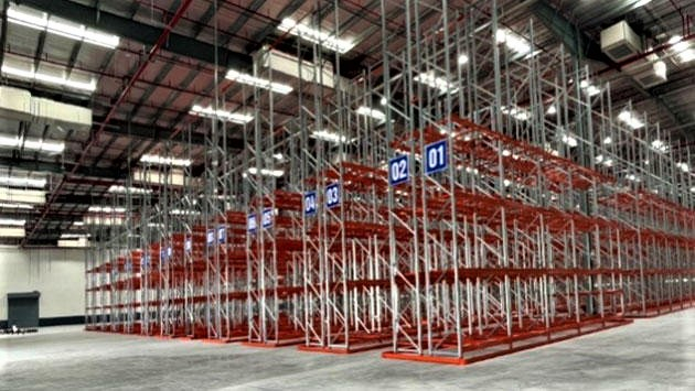 Inside a warehouse at NX Yen Phong Logistics Center. Photo courtesy of Nippon Express.