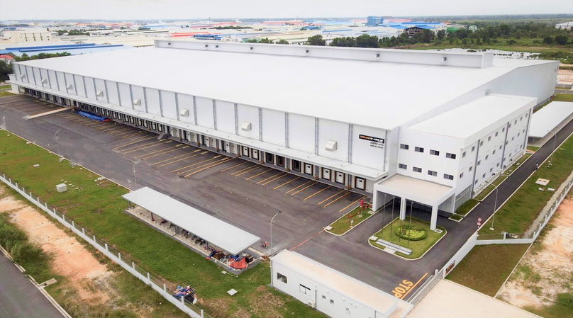 Sojitz's cold chain logistics warehouse in Long An province, Vietnam's Mekong Delta. Photo courtesy of Sojitz.