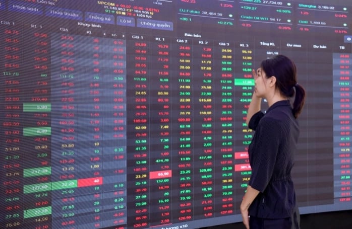 The VN-Index went down 1.11 points to close at 1,172.98 on July 19, 2023. Photo courtesy of VietnamFinance.