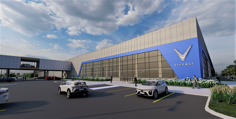 An artist’s impression of VinFast’s manufacturing facility in North Carolina in the U.S. Photo courtesy of the firm.