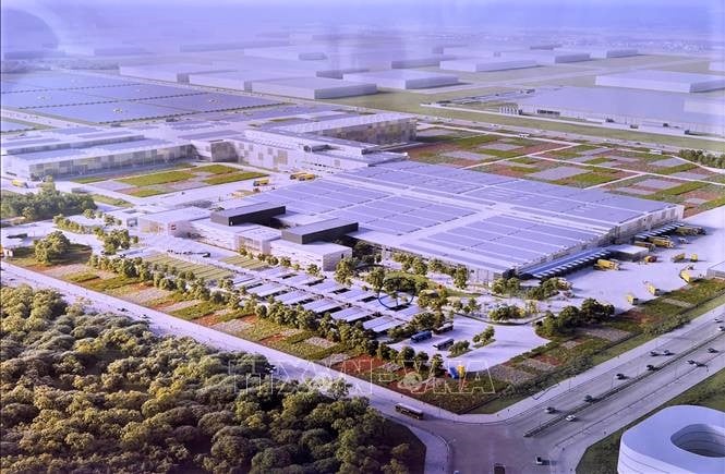 An artist's impression of the Lego manufacturing facility in Binh Duong, southern Vietnam, Photo courtesy of the company.