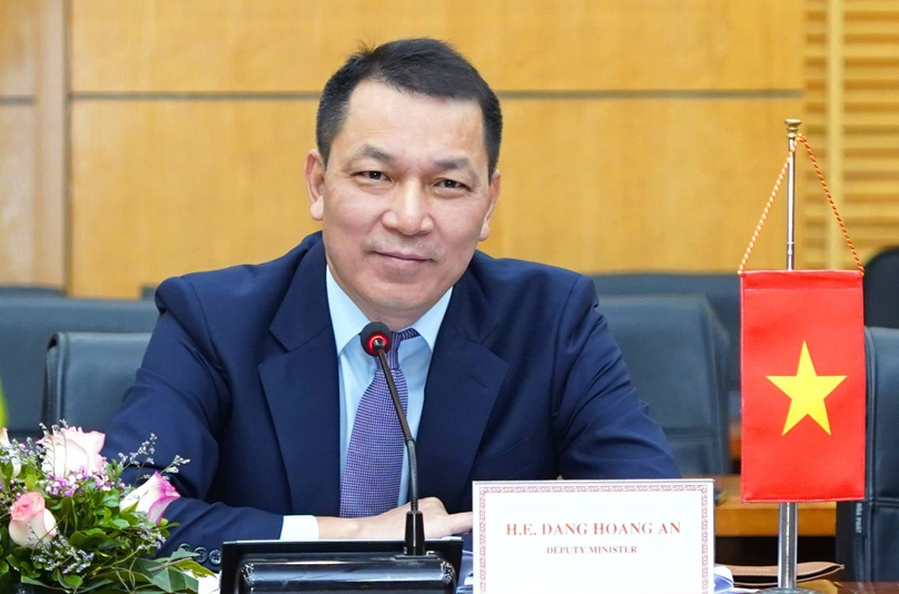 Dang Hoang An, newly-appointed chairman of EVN. Photo courtesy of the Ministry of Industry and Trade.
