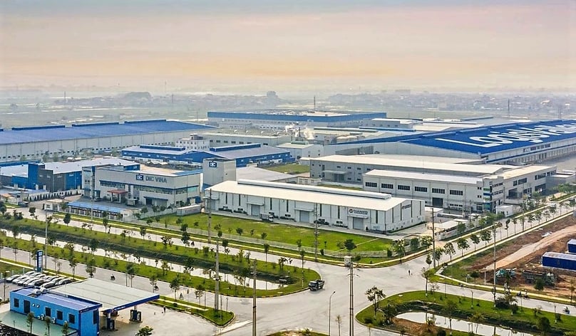 Yen Phong II-C Industrial Park in Bac Ninh province, northern Vietnam where Amkor Technology is building a factory. Photo courtesy of Bac Ninh newspaper.