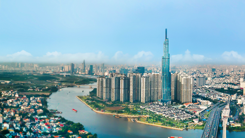 Vingroup's Landmark 81 skyscraper in Ho Chi Minh City. Photo courtesy of Vinhomes.