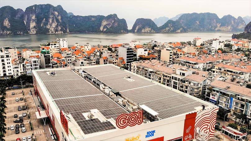 A rooftop solar system installed by Norsk Solar in Quang Ninh province, northern Vietnam. Photo courtesy of Norsk Solar.