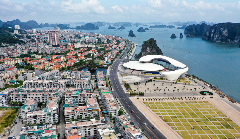 An urban area by Ha Long Bay, Quang Ninh province, northern Vietnam. Photo courtesy of Young People newspaper.