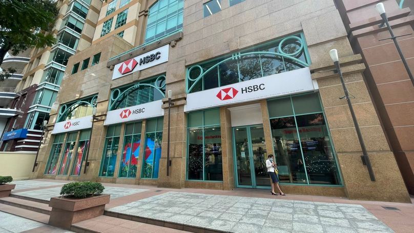 An HSBC branch in Ho Chi Minh City. Photo courtesy of Banking Times newspaper.