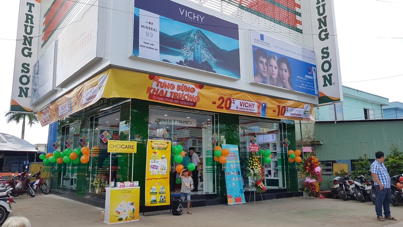 Một cửa hàng Trung Sơn Pharma ở thành phố Cần Thơ, miền nam Việt Nam.  Ảnh do Dược phẩm Trung Sơn cung cấp.