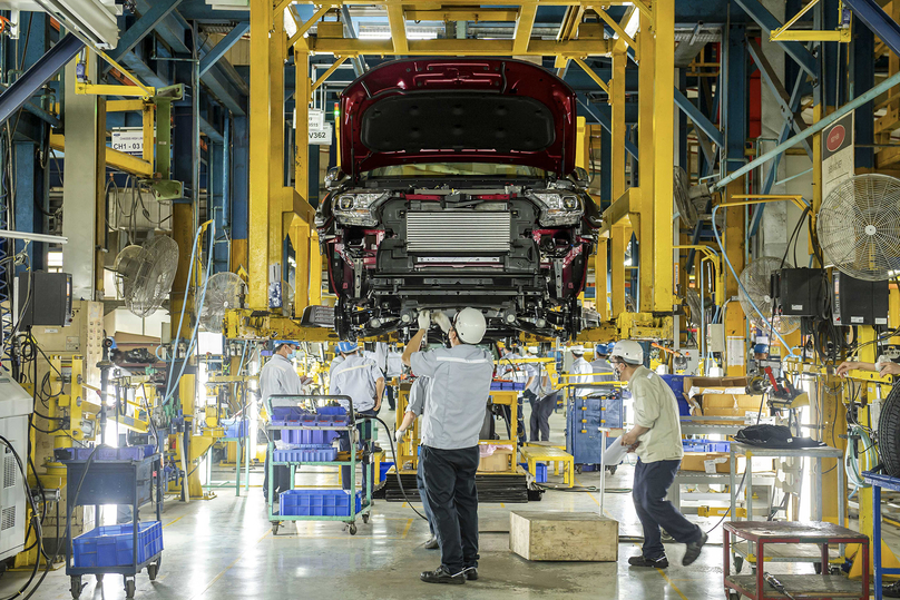 Production at a Ford factory in Hai Duong province, northern Vietnam. Photo courtesy of Ford Vietnam.