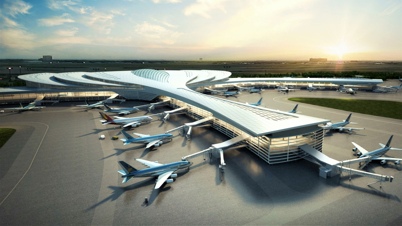 An artist’s impression of Long Thanh International Airport in Dong Nai province, southern Vietnam. Photo courtesy of Airports Corporation of Vietnam.
