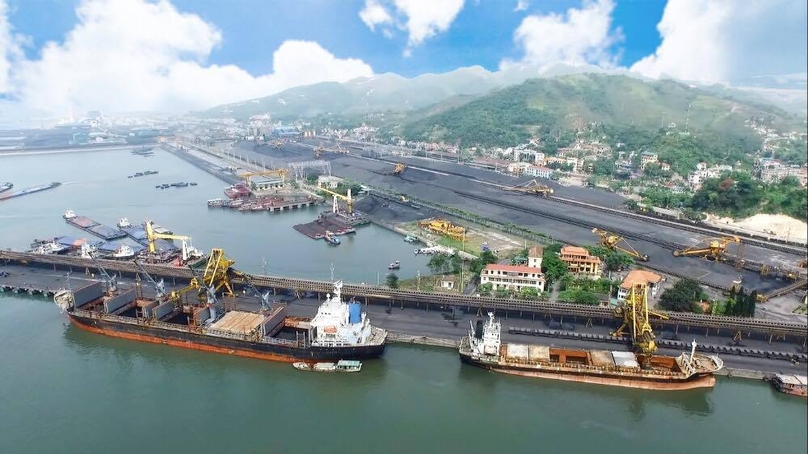 The area earmarked for developing the Mong Duong-Khe Day port cluster in Quang Ninh province, northern Vietnam. Photo courtesy of Quang Ninh newspaper.