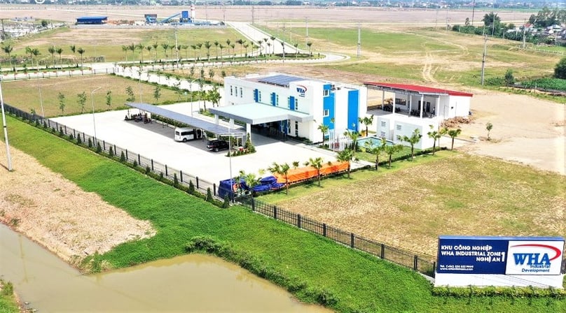 A corner of WHA Industrial Zone 1 in Nghe An province, central Vietnam. Photo courtesy of Nghe An newspaper.
