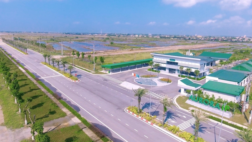 Khu công nghiệp Aurora ở tỉnh Nam Định, miền bắc Việt Nam.  Ảnh do khu công nghiệp cung cấp.