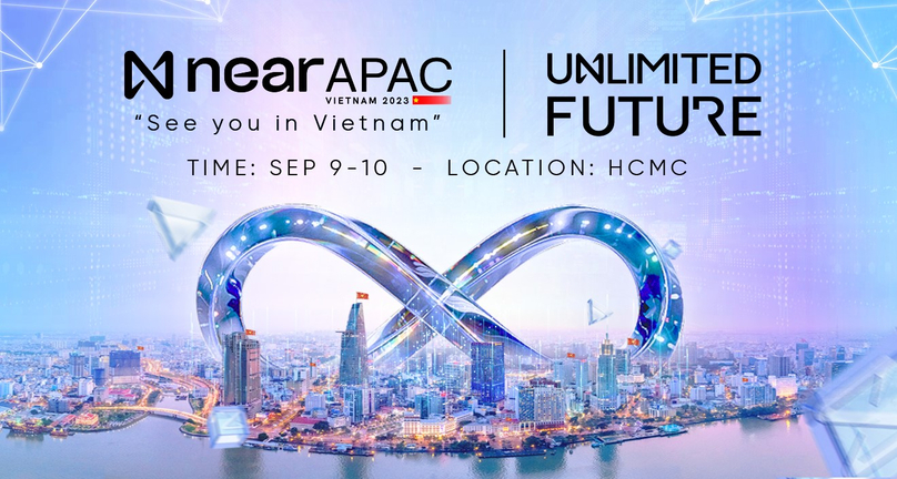 Poster for the Near APAC Vietnam 2023 blockchain conference held September 9-10 in Ho Chi Minh City. Photo courtesy of organizers.