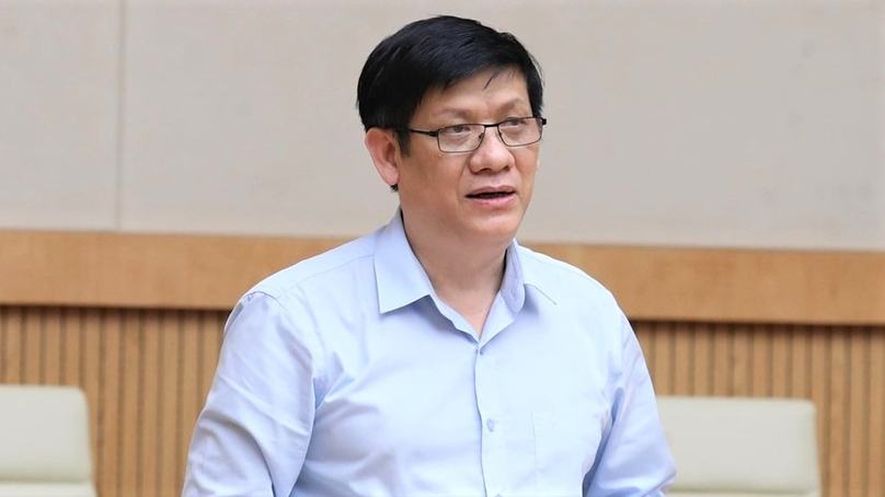 Former Minister of Health Nguyen Thanh Long. Photo courtesy of the government portal.