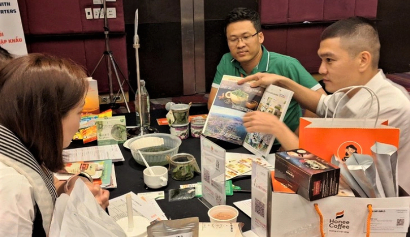 Tea and coffee are among the Vietnamese products being promoted at the trade fair “Vietnamese Week in Thailand 2023” in Bangkok from August 16-20. Photo courtesy of Vietnam’s Youth newspaper.