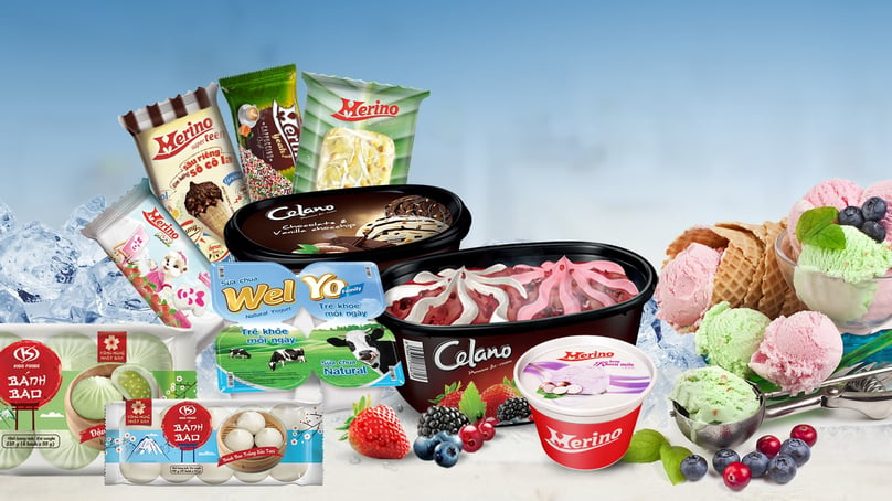 Kido and Merino, two brands of Kido, are leading ice cream brands in Vietnam. Photo courtesy of Kido Group. 