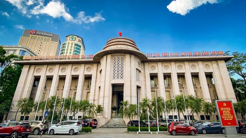 The State Bank of Vietnam's headquarters in Hanoi. Photo courtesy of Vietnam News Agency.