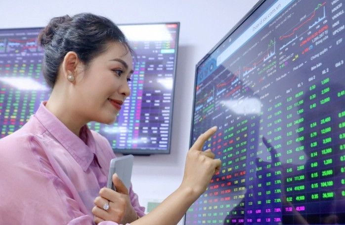 The VN-Index surged 16.83 points to close at 1,189.39 on August 24, 2023. Photo courtesy of VietnamFinance.