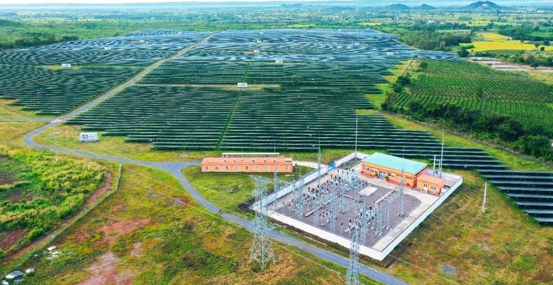 A Super Energy Corporation solar farm in Binh Thuan province, south-central Vietnam. Photo courtesy of the firm.