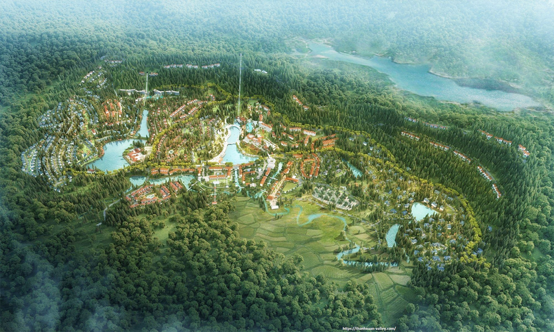 An artist’s impression of Thanh Xuan Valley project in Vinh Phuc province near Hanoi, northern Vietnam. Photo courtesy of Thanh Xuan JSC.