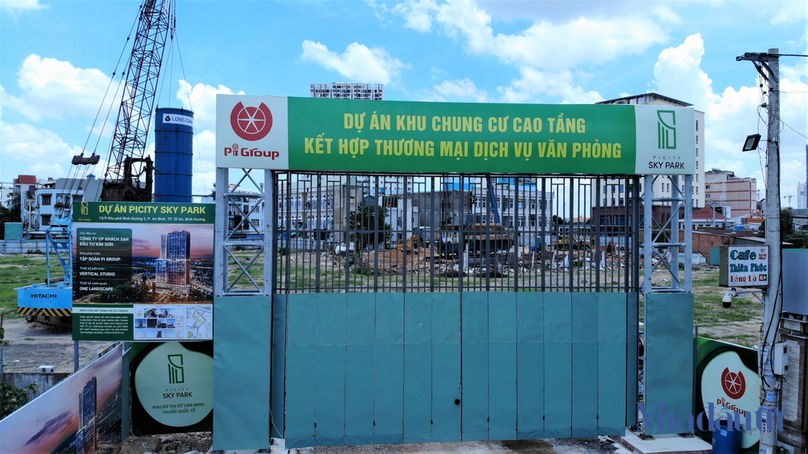 The site of Picity Sky Park project developed by Pi Group in Di An town, Binh Duong province, southern Vietnam. Photo by The Investor/Vu Pham.