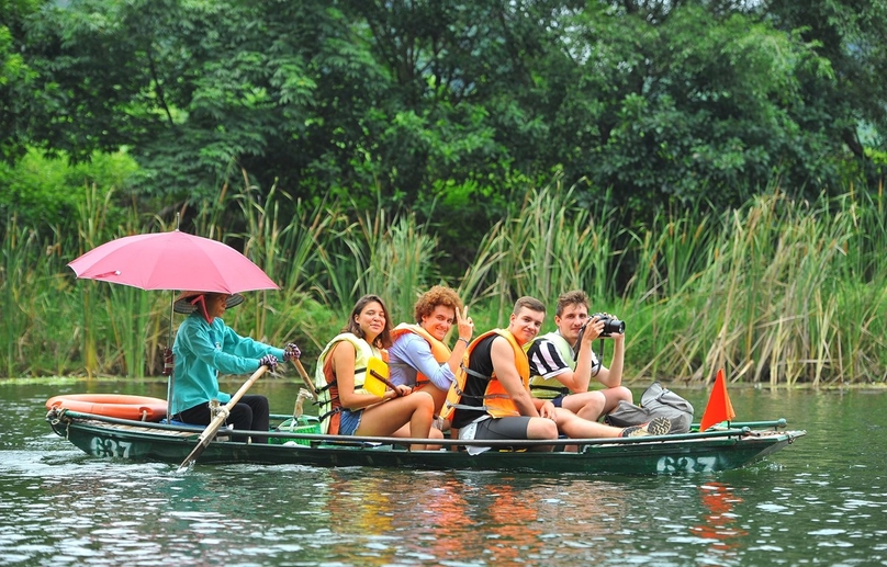 7.8 million foreign visitors arrived in Vietnam in the past 8 months. Photo coutersy of Vietnam News Agency. 