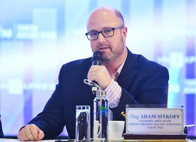 Adam Sitkoff, executive director of AmCham Hanoi. Photo courtesy of the chamber.
